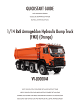 VV-J D00044 1/14 8×8 Armageddon Hydraulic Dump Truck Mode d'emploi