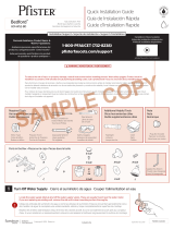 Pfister Bedford 801-WS-2BDCC Specification and Owner Manual