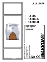 Elkron HPA800-G Guide d'installation
