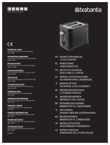 Brabantia D2-2B 2S Dark Gray Toaster Manuel utilisateur