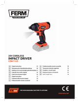 Ferm CDM1165 20V Cordless Impact Driver Manuel utilisateur