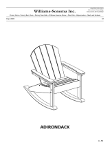 pottery barn kids Kids' Rocking Adirondack Chair Assembly Instructions