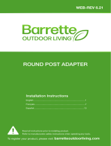 Barrette Outdoor Living 73050193 Mode d'emploi