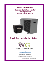 Wine Guardian SS018 Ductless Split System Wine Cellar Cooling Unit Guide d'installation