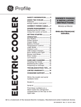 GE Profile PRV02ATTBB Le manuel du propriétaire
