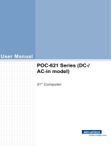 Advantech POC-621 Series Point of Care Terminals Manuel utilisateur