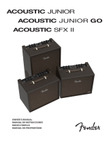 Fender 2314400000 Acoustic Junior GO Guitar Amplifiers Le manuel du propriétaire