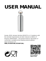 MOB MO6373 Double Wall Flask Manuel utilisateur
