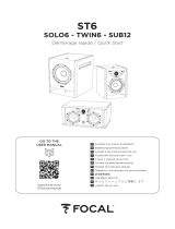 Focal SOLO6 6.5 Inch Active 2-Way Nearfield Studio Monitor Mode d'emploi