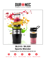 Duronic BL510 Sports Blender Manuel utilisateur