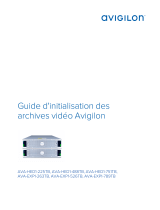 Avigilon Video Archive Initialization Mode d'emploi