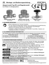 GOK Shut-off valve type RV and regulating valve Mode d'emploi