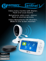 Geemarc Amplicall Sentinel 1 Video Baby Monitor System Manuel utilisateur