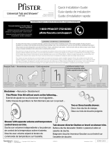 Pfister Universal Trim R91-TD1K Specification and Owner Manual