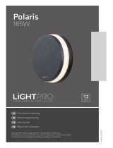 LightPro 185W Polaris Wall Lamp Manuel utilisateur