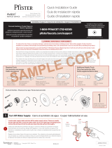 Pfister Avalon R89-7CBY Specification and Owner Manual