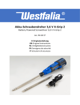 Westfalia 96 68 37 Battery Powered Screwdriver Manuel utilisateur
