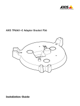 Axis Communications AXIS TP6901-E Adapter Bracket Guide d'installation