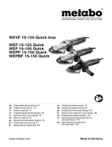 Metabo WEVF 10-125 Quick Inox Mode d'emploi