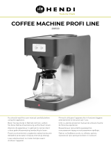 Hendi 208533 Coffee Machine Profi Line Manuel utilisateur