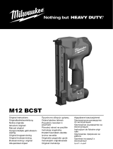 Milwaukee M12 BCST Sub Compact Cable Stapler Manuel utilisateur
