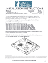 Gamber-Johnson Panasonic Toughbook 20/G2 Docking Station, No RF Guide d'installation