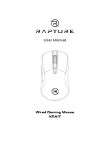 RAPTURE RPT-GMDK3360xx KRAIT Wired Gaming Mouse Manuel utilisateur