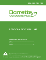 BarretteBOL-WEB REV 7.22 Pergola Side Wall Kit