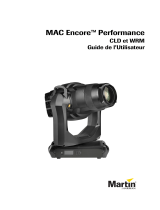 Martin MAC Encore Performance WRM Mode d'emploi