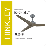 Hinkley903760 60 Inch Chisel Ceiling Fan