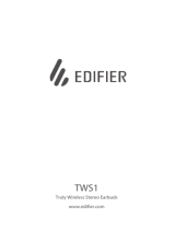 EDIFIER TWS1 Truly Wireless Stereo Earbuds Manuel utilisateur