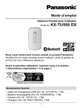 Panasonic KXTU550 Mode d'emploi