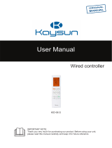 Kaysun Individual Wireless controller KID-06 S Manuel utilisateur