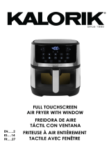KALORIK 5-Quart Touchscreen Air Fryer Manuel utilisateur