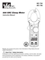 Ideal 600A AC Clamp-Pro™ Clamp Meter Mode d'emploi