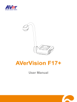 AVer AVerVision F17+ Manuel utilisateur