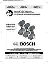 Bosch Freak GDX18V-1800 18V 2-in-1 Bit/Socket Brushless  Le manuel du propriétaire