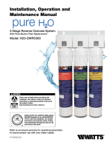 Watts Pure H20-DWRO300 Guide d'installation