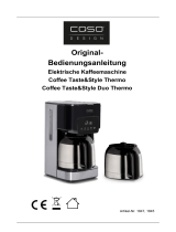 Caso Kaffeemaschine "Coffee Taste & Style Duo Thermo" Mode d'emploi