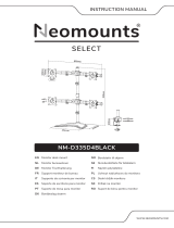 Neomounts NM-D335D4BLACK Manuel utilisateur