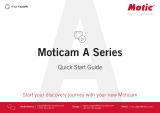 Motic Moticam A Series Guide de démarrage rapide