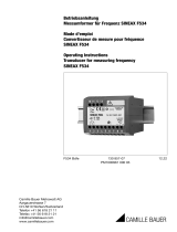 Camille Bauer SINEAX® F534 Mode d'emploi