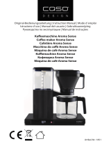 Caso Filterkaffeemaschine "Aroma Sense", 10 Tassen, 1,25 Liter, 1550 Watt Mode d'emploi