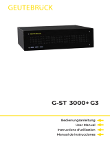 Geutebruck G-ST 3000+ G3 Manuel utilisateur