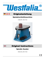 Westfalia Spindelschleifer 450 Watt Mode d'emploi