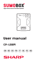 Sharp CP-LSBP1 Le manuel du propriétaire