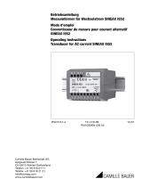 Camille Bauer SINEAX I 552 Manuel utilisateur