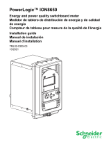 Schneider Electric PowerLogic ION8650 Instruction Sheet