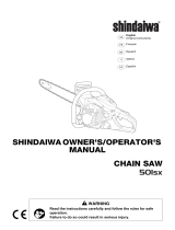 Shindaiwa 501SX Manuel utilisateur