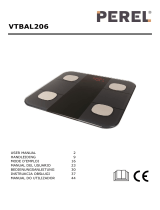 Perel VTBAL206 Smart Bathroom Scale Manuel utilisateur